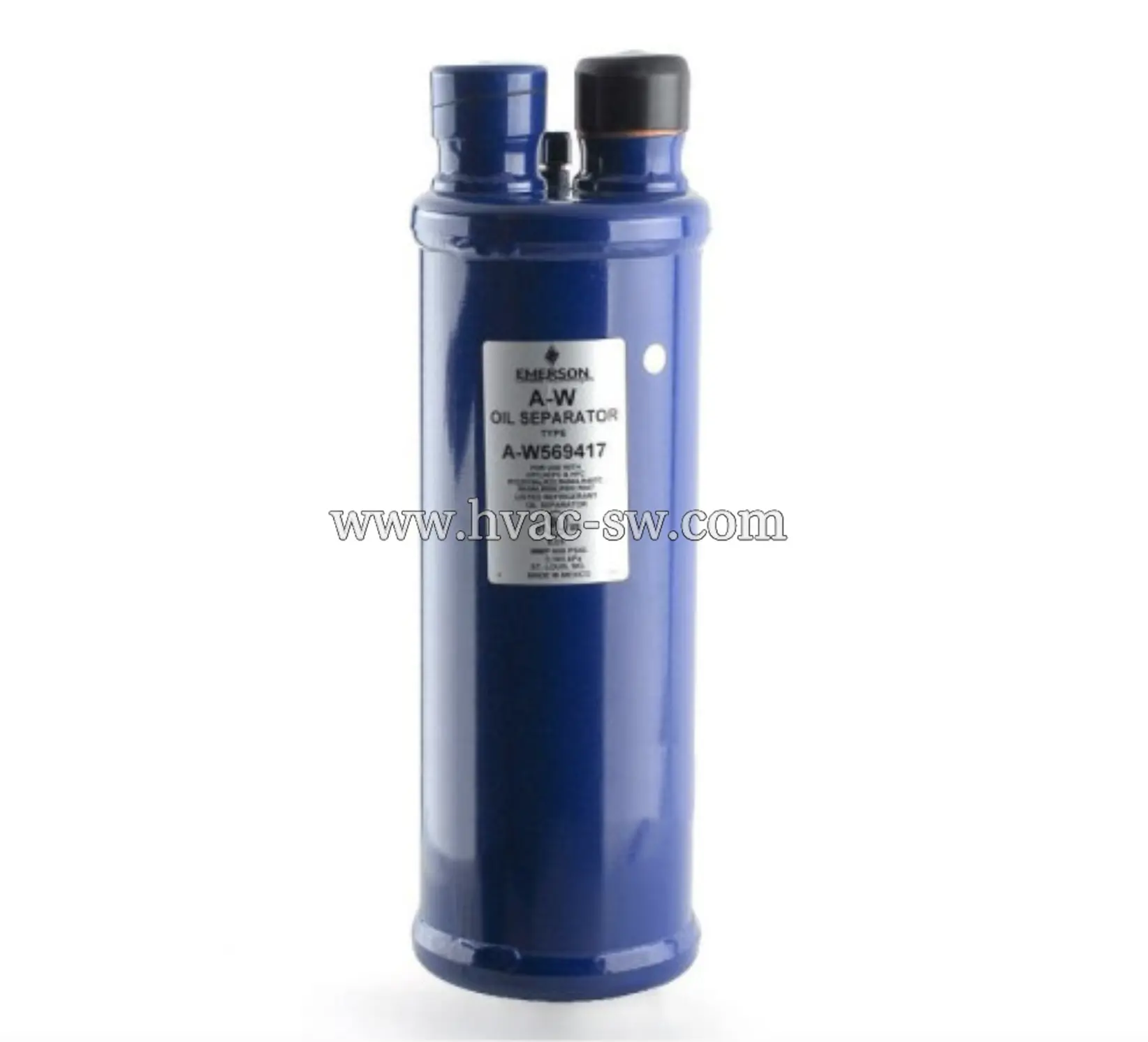 Emerson A-WZ569417 oil separator for refrigeration compressors.