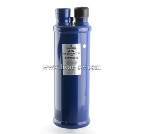 Emerson A-WZ569417 oil separator for refrigeration compressors.