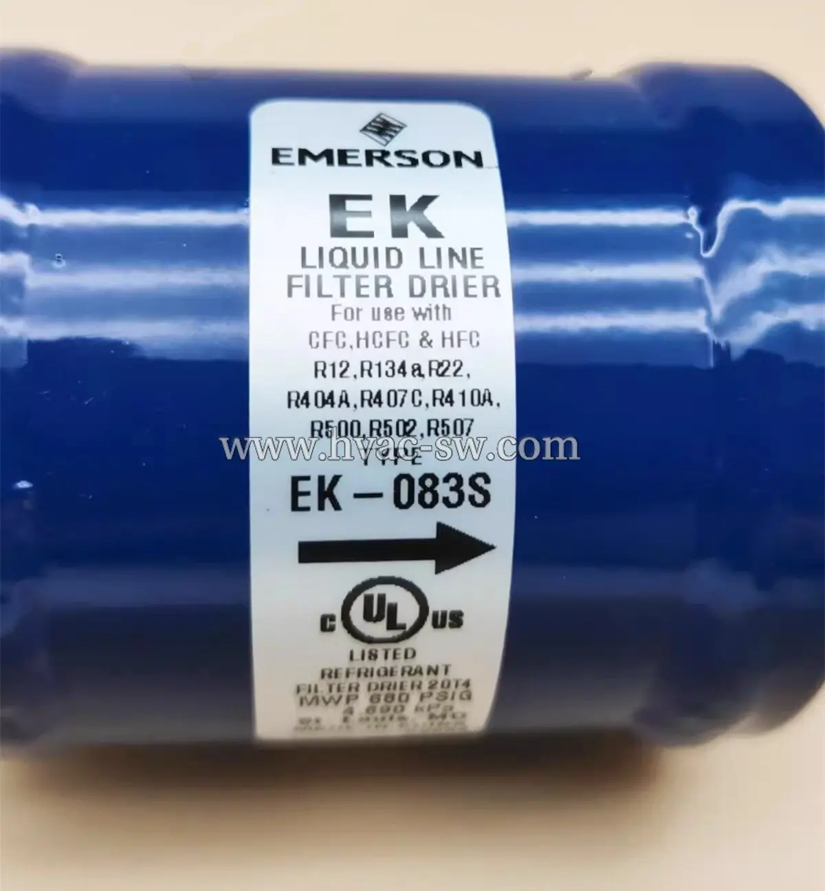 Central AC Desiccant Filter Emerson 047608 EK-083S