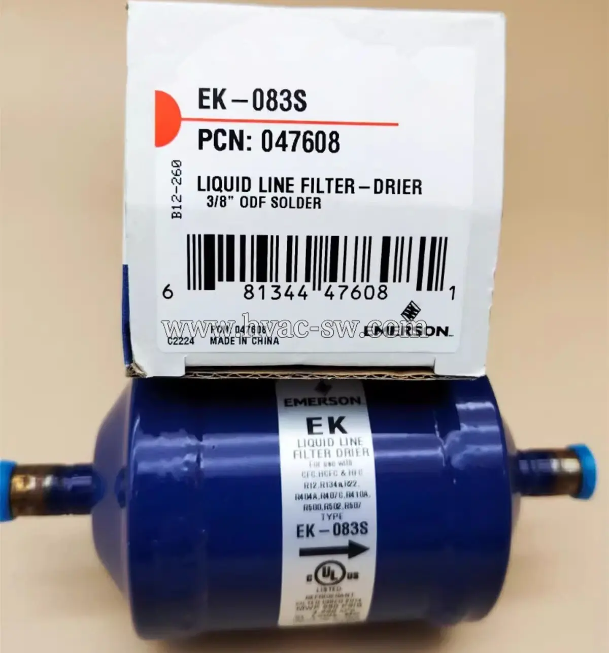 Emerson EK-083S 047608 Filter with 10mm Weld Port