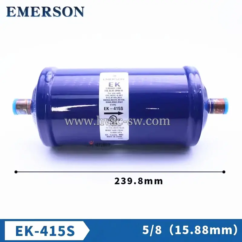 Emerson EK-415S 048223 filter with 15.88mm weld opening