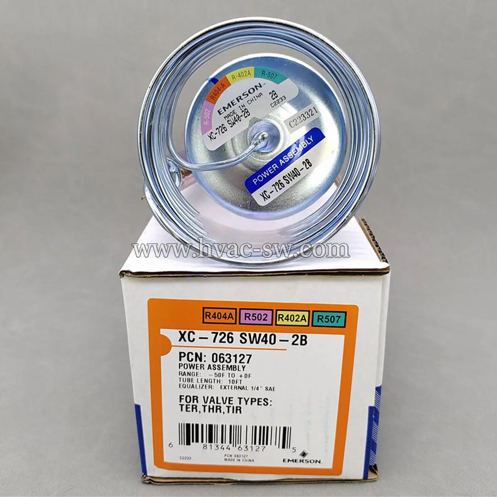 Emerson XC-726SW40-2B 063127 thermal control bulb for HVAC