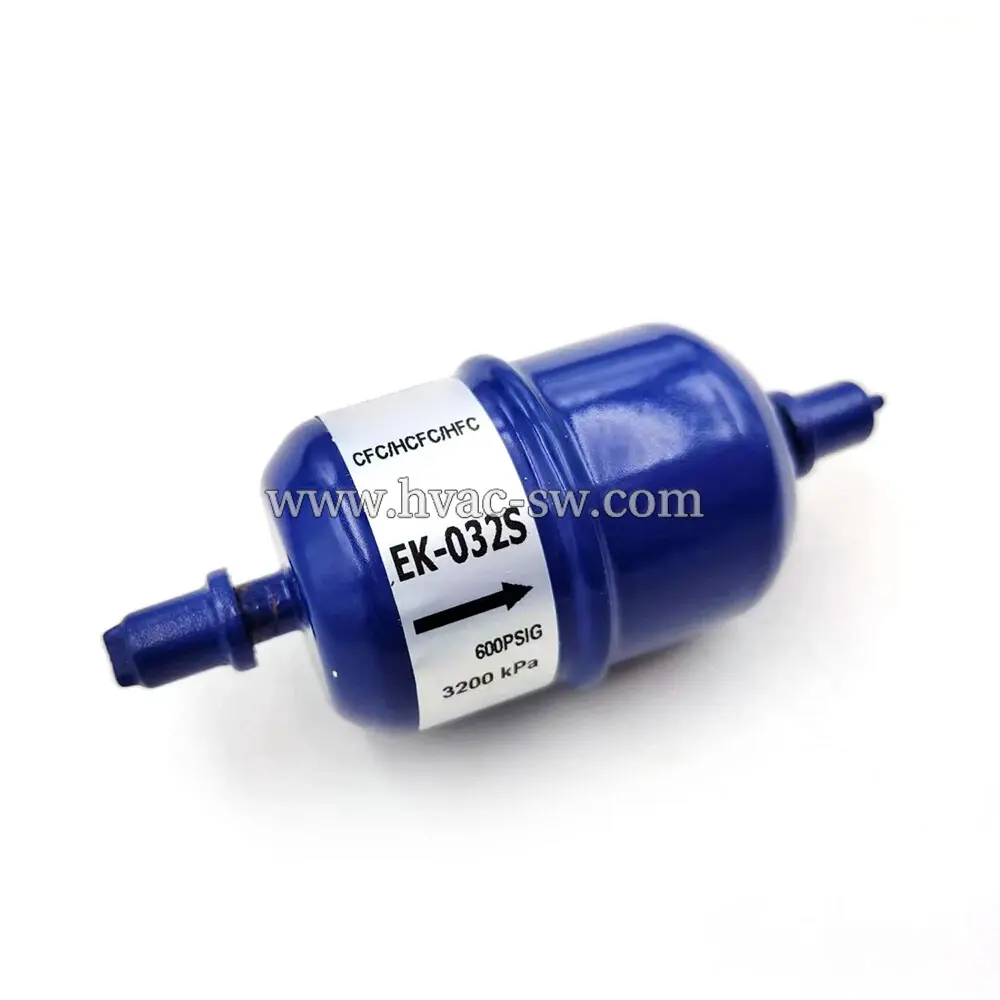 EK-032S 6.35mm weld port dryer-filter close-up