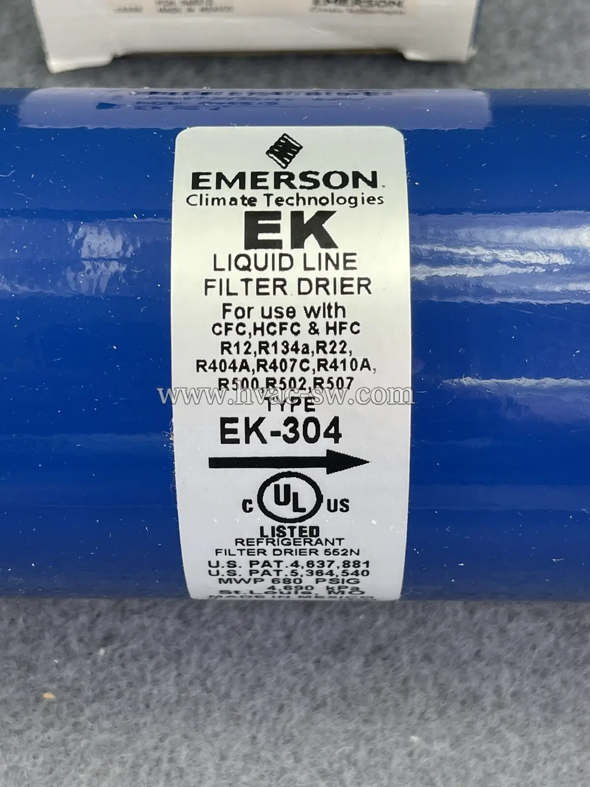 Emerson 048212 EK-304 screw 1/2 filter-drier for HVAC