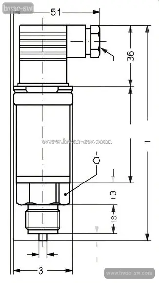 Danfoss 060G2105 Pressure Sensor AKS33 -picture-3