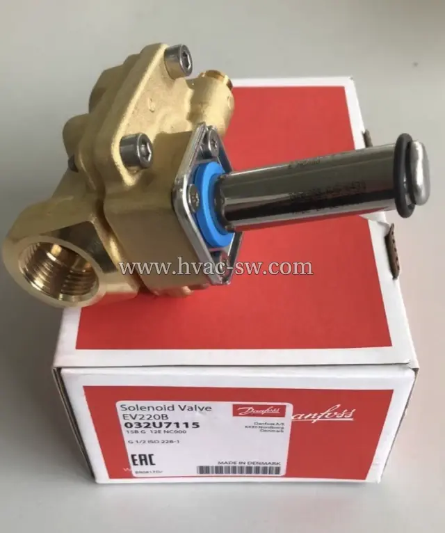 Danfoss EV220B 032U7115 Solenoid Valve Body G 1/2" NC, Less Coil -picture-main