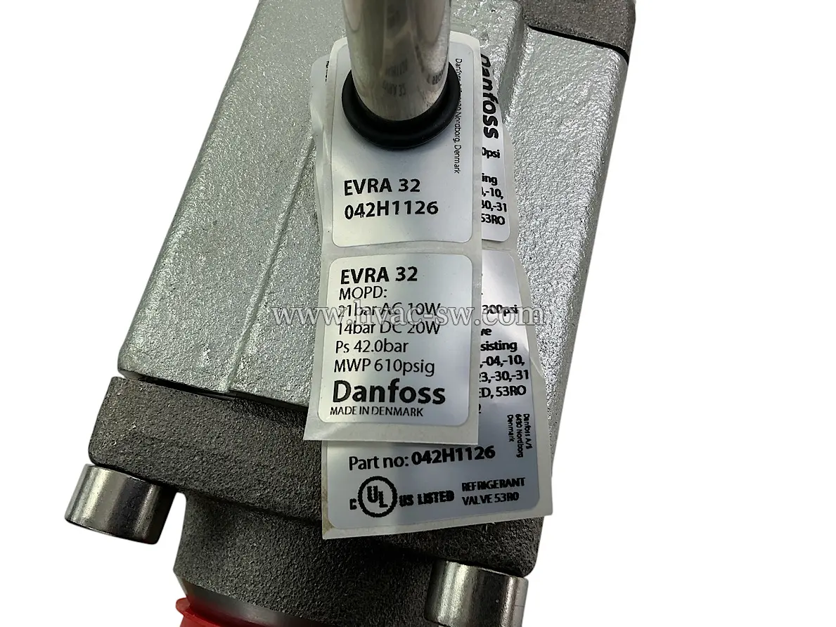 Danfoss EVRA 32 042H1126 Refrigerant Solenoid Valve 42.0 bar, UL Listed, Made in Denmark -picture-4