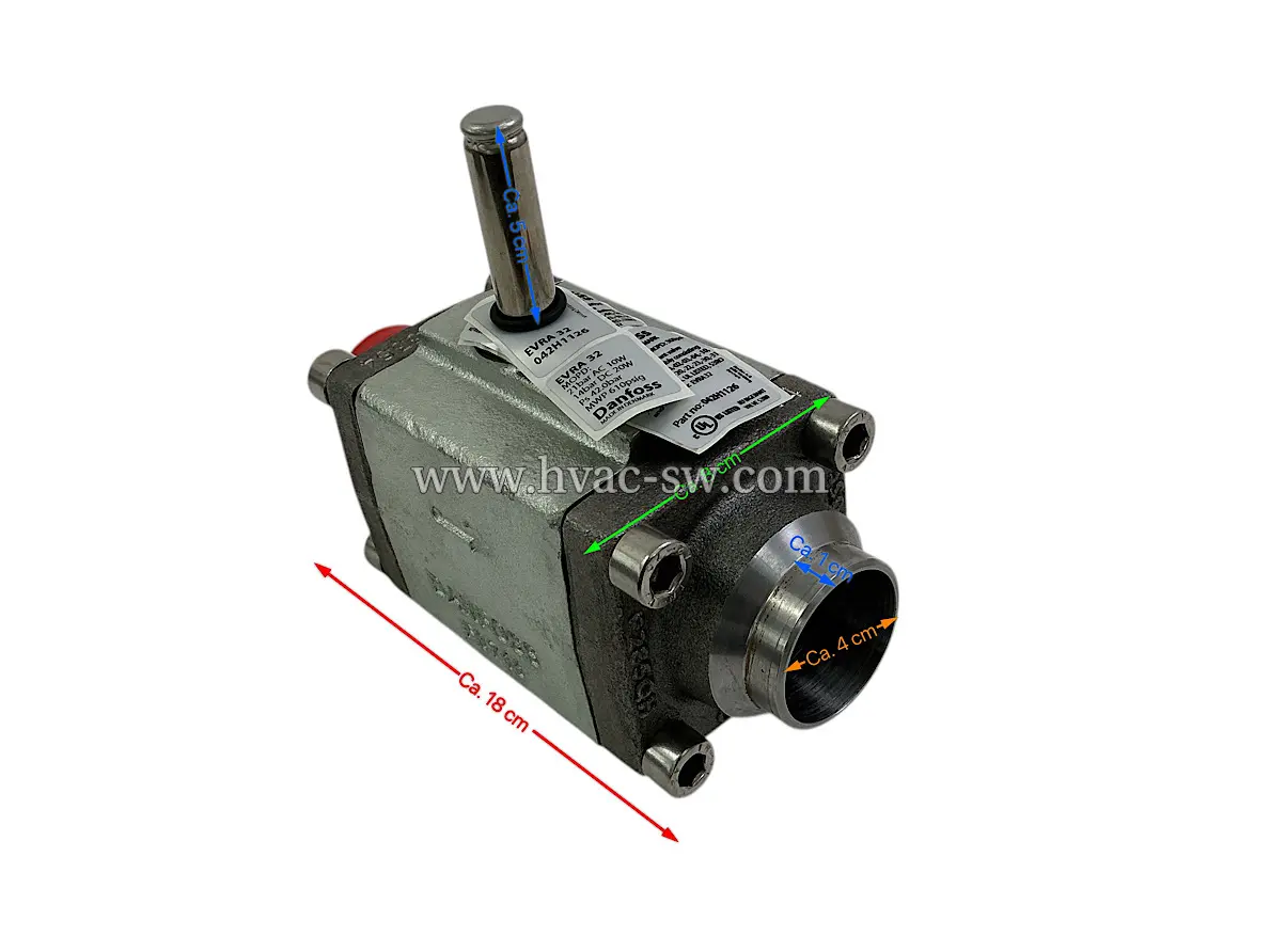 Danfoss EVRA 32 042H1126 Refrigerant Solenoid Valve 42.0 bar, UL Listed, Made in Denmark -picture-2