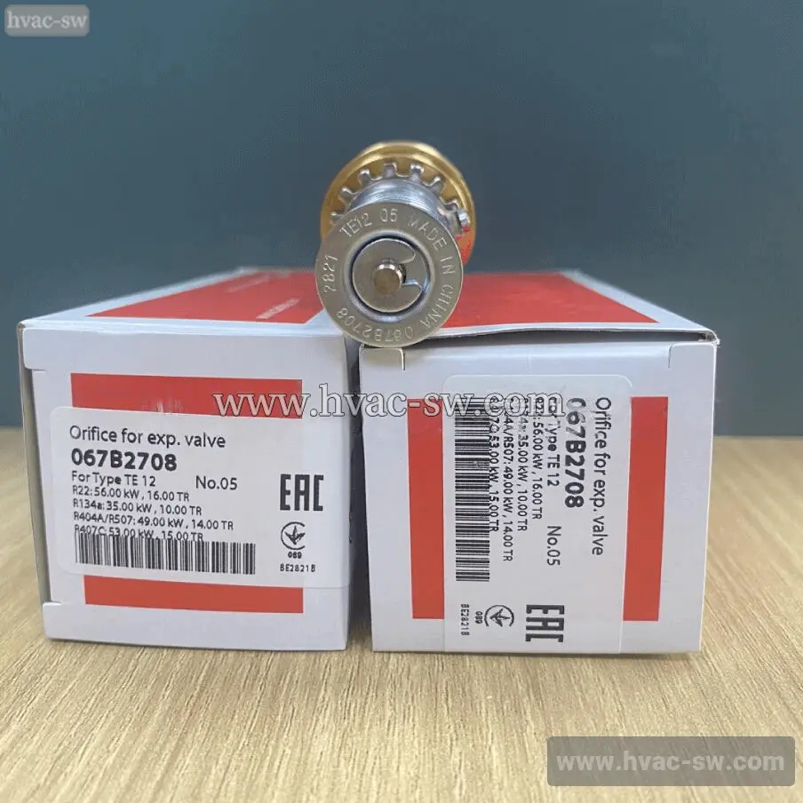 Danfoss 067B2708 No.05 Orifice for TE12 Expansion Valve, 10-16TR Multi-Refrigerant -picture-1