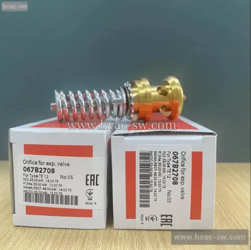 Danfoss 067B2708 No.05 Orifice for TE12 Expansion Valve, 10-16TR Multi-Refrigerant