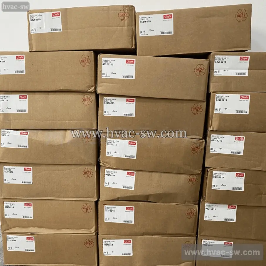DANFOSS 032F6219 Refrigeration Solenoid Valve EVRAT20 -picture-1