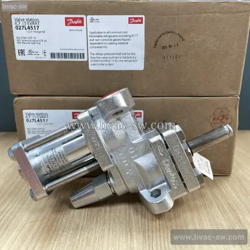 Danfoss ICF15 EVRAT 027L4517 Valve Close-Up Detail