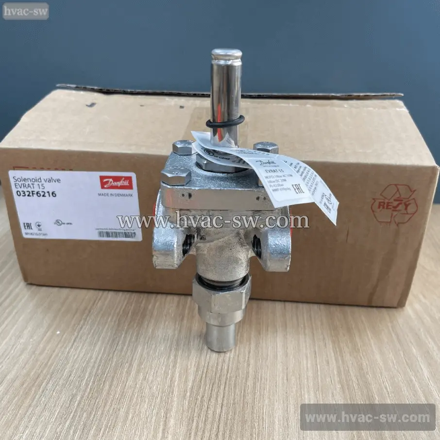 Danfoss 032F6216 EVRAT15 Refrigeration Solenoid Valve -picture-1